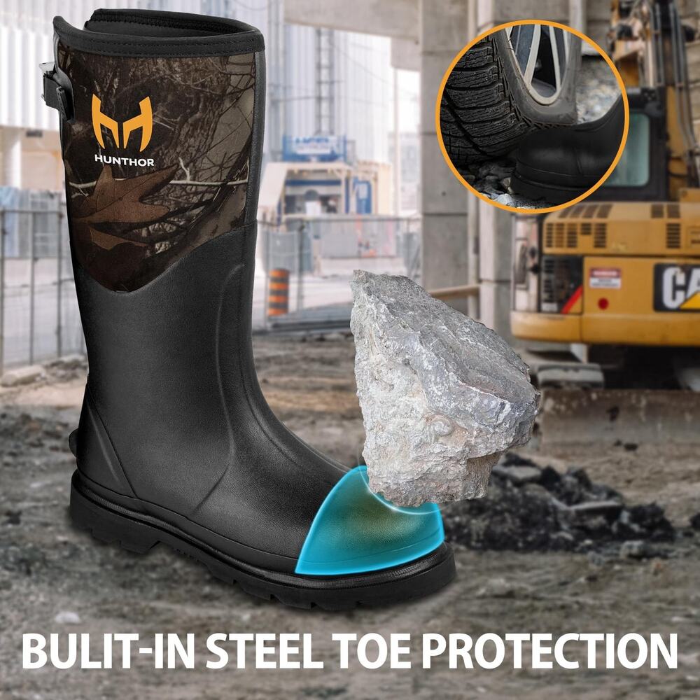 HUNTHOR RUBBER WORK BOOTS, - Picture 4 of 8